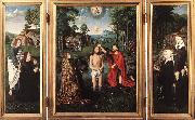 DAVID, Gerard Triptych of Jan Des Trompes  sdf oil